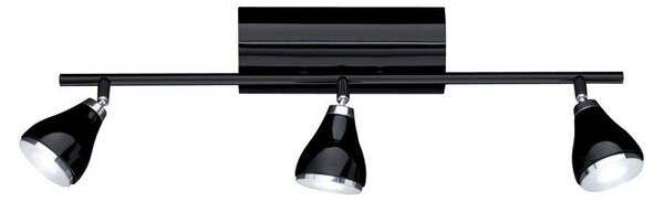 Plafoniera a LED nera con faretti orientabili VENICE