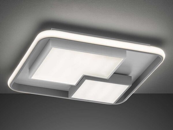 Plafoniera a LED dimmerabile tramite interruttore, applique all'interno della scala del corridoio dell'appartamento