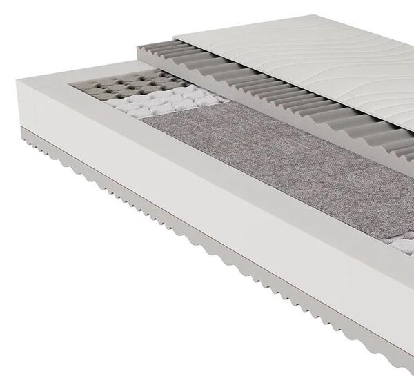 BeCo Maxima Plus, 80 x 200 cm, H3, 22 cm, nucleo a molle insacchettate, Stiftung Warentest "GOOD" ( in 90×200 cm H3, 10/23)