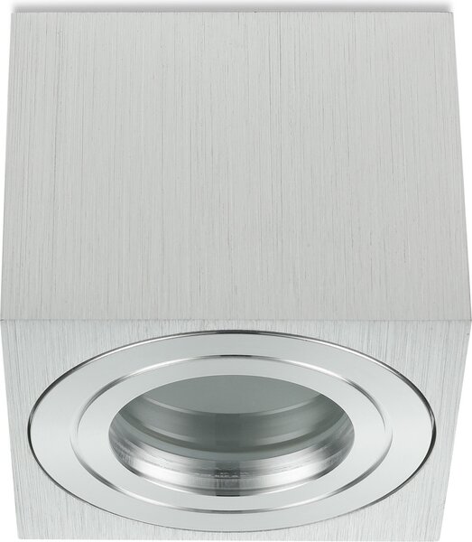 Sweet LED faretto da superficie bagno angolare piatto alluminio IP44 faretto da superficie