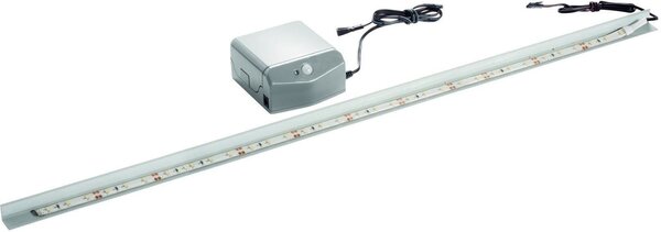 Illuminazione del lavabo con rilevatore di movimento L'illuminazione a LED può essere utilizzata con i nostri lavabi in vetro da 80 cm Funzionamento a batteria, quindi non è necessario il collegamento alla rete elettrica (opzionale)