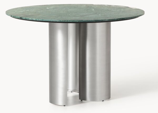 Tavolo da pranzo rotondo con piano in marmo Noam, Ø 120 cm