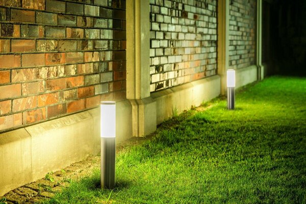 Serie di illuminazione per esterni lampada da terra in acciaio inox piccola