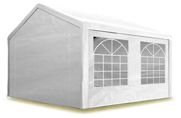 TOOLPORT Tendone per feste gazebo 3x5 m bianco PE 350 N impermeabile protezione UV tenda giardino sagre eventi mercati esterno