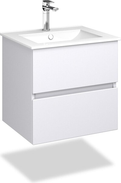 VILSTEIN mobili da bagno | lavabo | con lavabo | sospeso | bianco