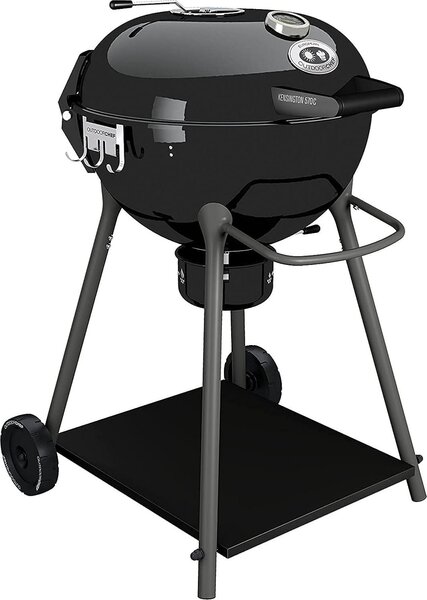 Outdoorchef Kensington 570 ULINE barbecue a carbonella Ø 54 cm - Certificato TÜV, mobile, per 6 persone - Affumicatore premium per patio e giardino con Easy