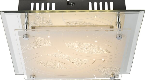 Lampada a sospensione Globo Noir II, cromata, 1 LED; codice prodotto: 48211-12