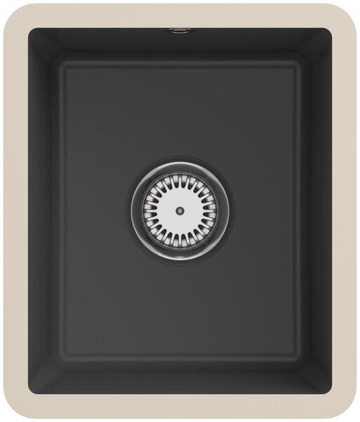 Villeroy & Boch Subway 45 - Lavello in Vetroceramica 38x44 cm, CeramicPlus, grafite 332401i4