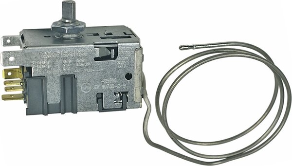 EasyPART adatto per 00171320 Termostato BOSCH Termostato di raffreddamento Frigorifero Frigorifero Siemens Danfoss 077B6702 Tubo capillare 480mm 3x4.8/1x6.3mm AMP adatto anche a Miele 5228870