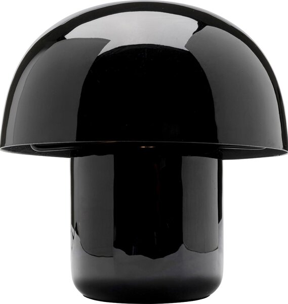 Kare lampada da tavolo di design a fungo in metallo nero moderno minimalista