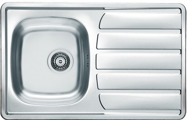 Lavello in acciaio inox ALVEUS Zoom 20 Natur 790x500x0,6 mm 1098938