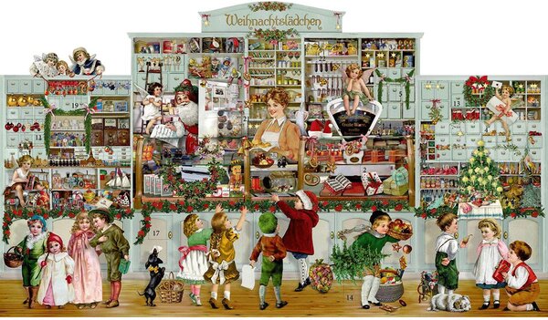 Calendario dell'Avvento da appendere – Il negozio di Natale