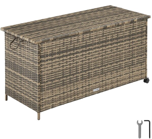 Tectake® Contenitore per cuscini Kuusamo 116 x 54 x 64 cm