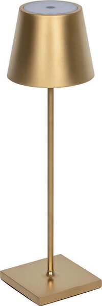 Sigor lampada da tavolo ricaricabile NUINDIE 380mm color oro