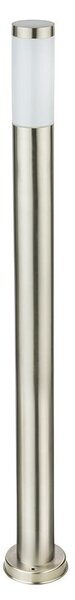 Lampada da terra a colonna LED per esterni, acciaio inox, IP44