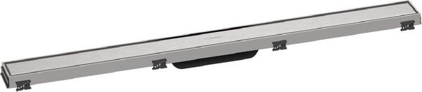 HG Canalina doccia RainDrain Match m regolabile in altezza Ra 90cm ES spazzolato