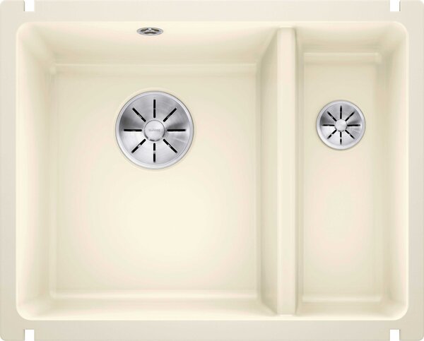 BLANCO SUBLINE 350/150-U lavello sottopiano / Vetroceramica / magnolia lucido / vasca sinistra / tappo