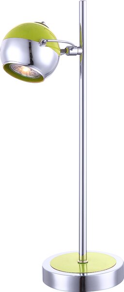 Lampada da tavolo Globo, modello Tl, finitura cromata, 1 attacco GU10 per lampada LED, codice prodotto 57886-1T