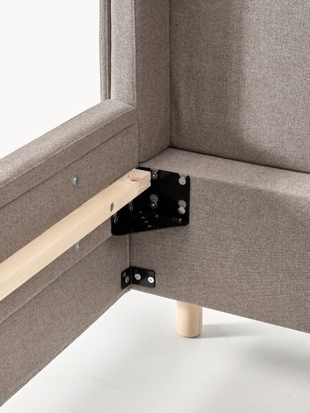 Letto imbottito con cassetti Arche