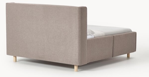 Letto imbottito con cassetti Arche