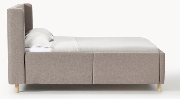 Letto imbottito con cassetti Arche