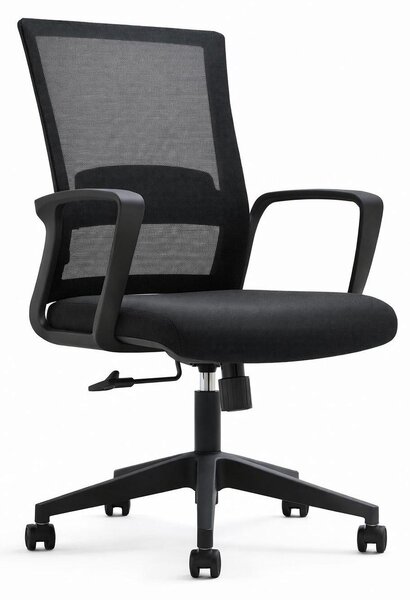 Sedia da ufficio ergonomica con schienale in rete e struttura robusta