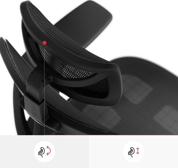 Sedia ergonimica Diablo V-Basic: nero