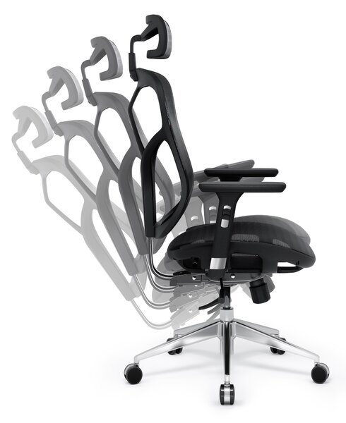 Sedia ergonimica Diablo V-Basic: nero