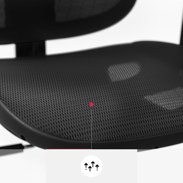 Sedia ergonimica Diablo V-Basic: nero