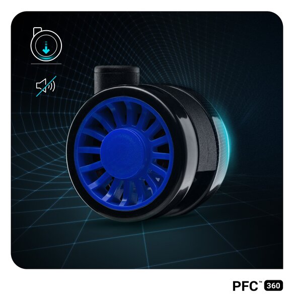 Sedia da gaming Diablo X-Horn 2.0 Normal Size, nero-blu