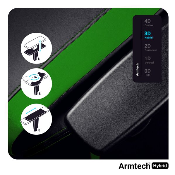 Sedia da gaming Diablo X-Horn 2.0 Normal Size: nero-verde