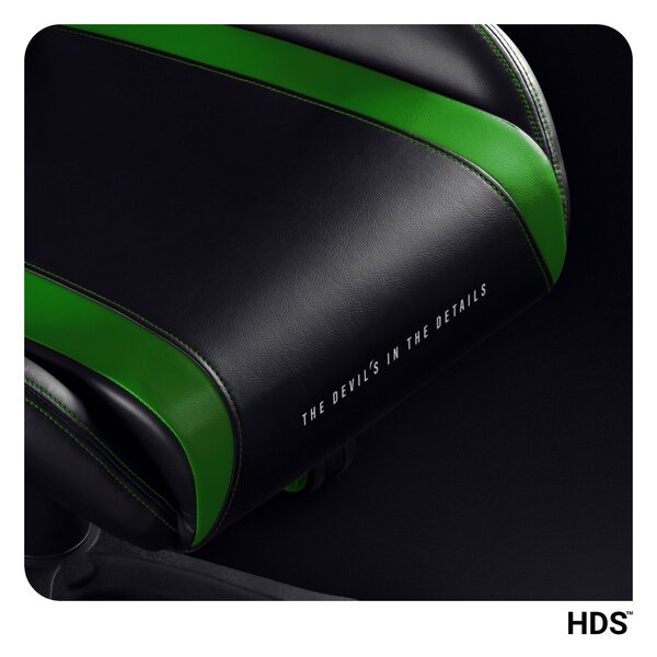 Sedia da gaming Diablo X-Horn 2.0 Normal Size: nero-verde