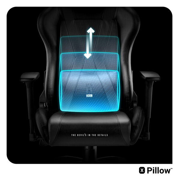 Sedia da gaming Diablo X-Horn 2.0 King Size: nero