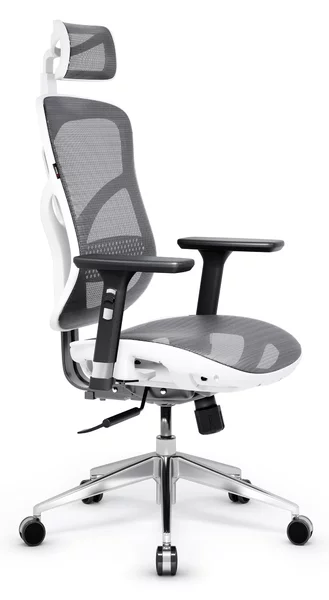 Sedia ergonimica Diablo V-Basic: Bianco Grigio