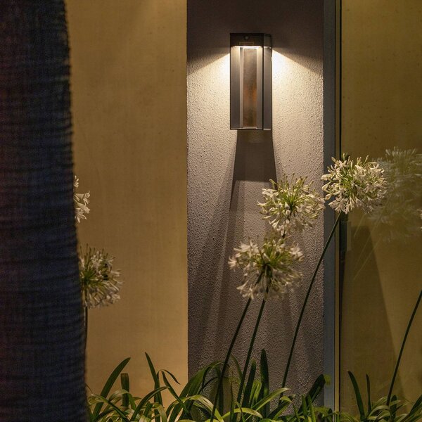 Les Jardins Applique LED solare Blade con sensore, grigio