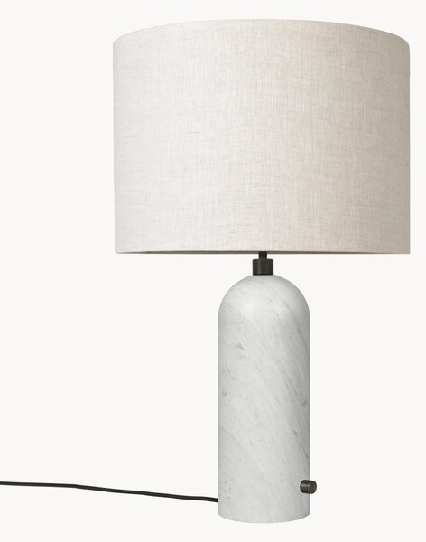 Lampada da tavolo grande con luce regolabile e base in marmo Gravity, varie misure
