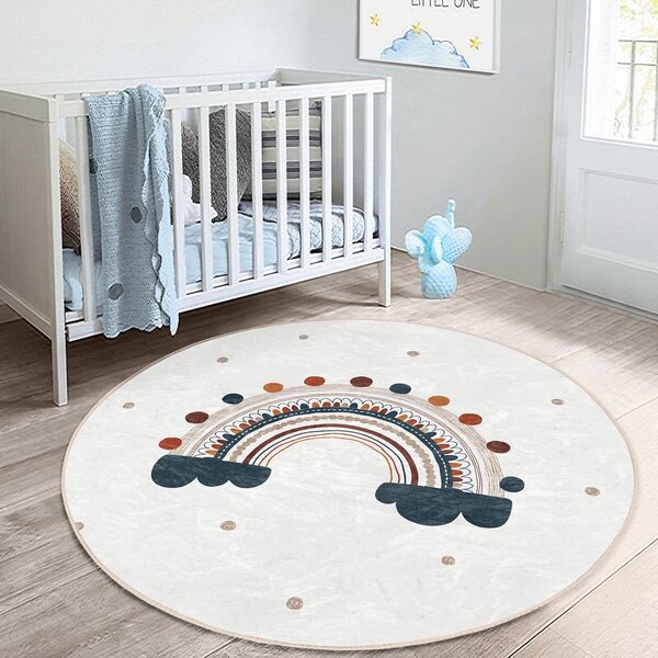 Tappeto per bambini crema ø 80 cm Comfort - Mila Home