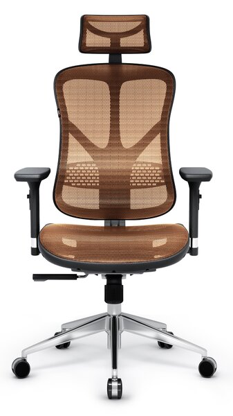 Sedia ergonomica Diablo V-Basic: nero e arancione