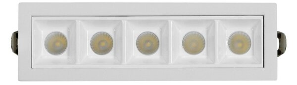 Faro LED da Incasso 12W, Foro 140x35mm, OSRAM LED, Bianco Colore Bianco Naturale 4.000K