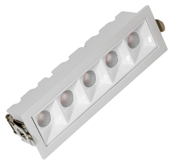 Faro LED da Incasso 12W, Foro 140x35mm, OSRAM LED, Bianco Colore Bianco Caldo 3.000K