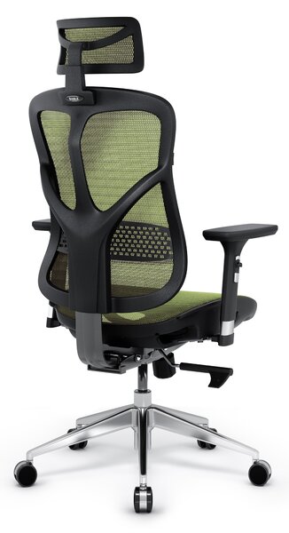 Sedia ergonomica Diablo V-Basic: nero e verde