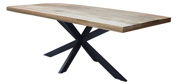 INDY - tavolo con piano in legno massiccio