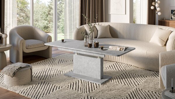 Tavolino di design DC-1 - Tavolo da pranzo allungabile e regolabile in altezza in continuo
