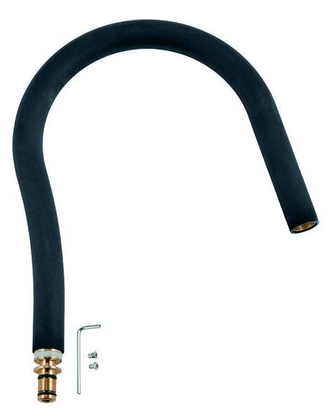 Tubo doccia GrohFlexx in Santoprene soft-sw soft nero