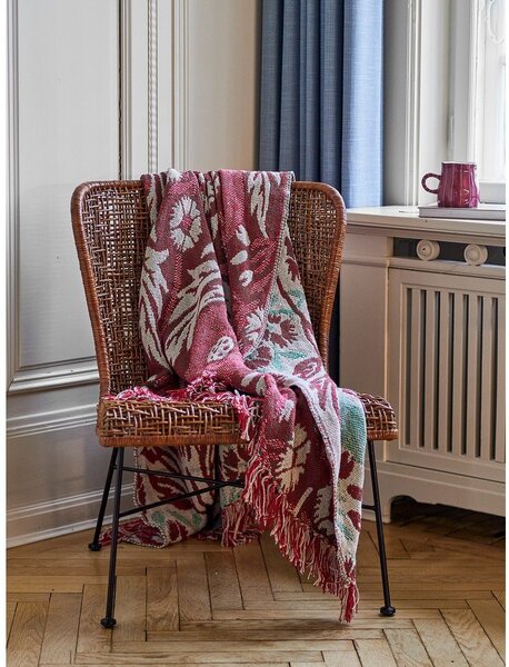 Coperta in cotone riciclato 130x160 cm Jangal – Bloomingville