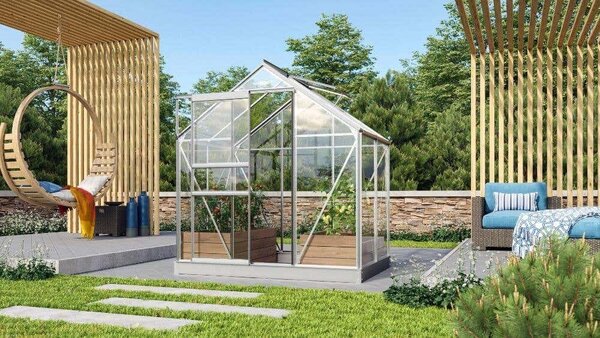 Serra Vitavia "Venus 3800" nera, 3,8 m², HKP da 4 mm