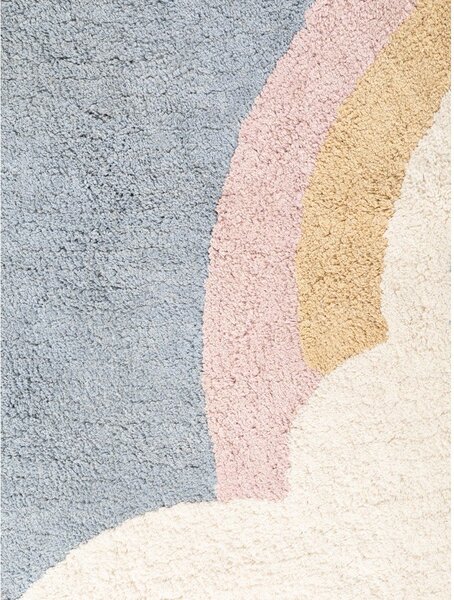 Tappeto per bambini color crema in cotone lavabile/tessuto a mano 140x200 cm Snuggle Nappi – Hanse Home