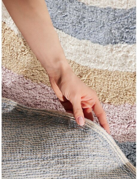 Tappeto per bambini color crema in cotone lavabile/tessuto a mano 140x200 cm Snuggle Nappi – Hanse Home