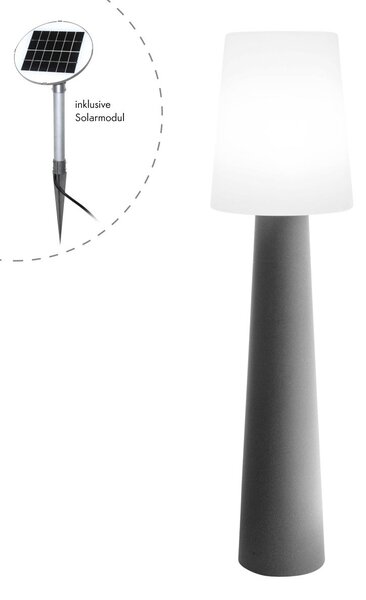 Lampada da terra n. 1 'Grigio' 160 (Solare)
