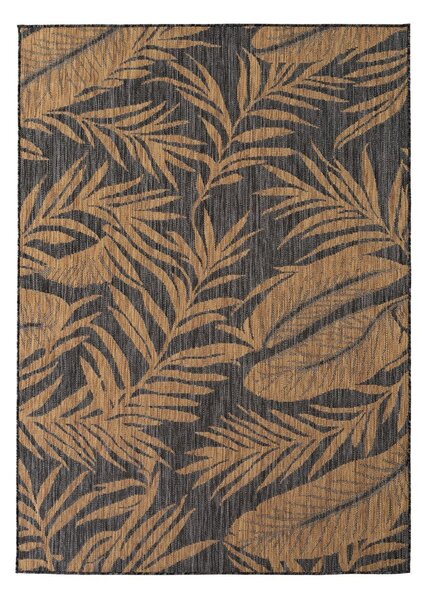 Tappeto da interno/esterno nero/marrone 120x170 cm Mira 1451 – Ayyildiz Carpets